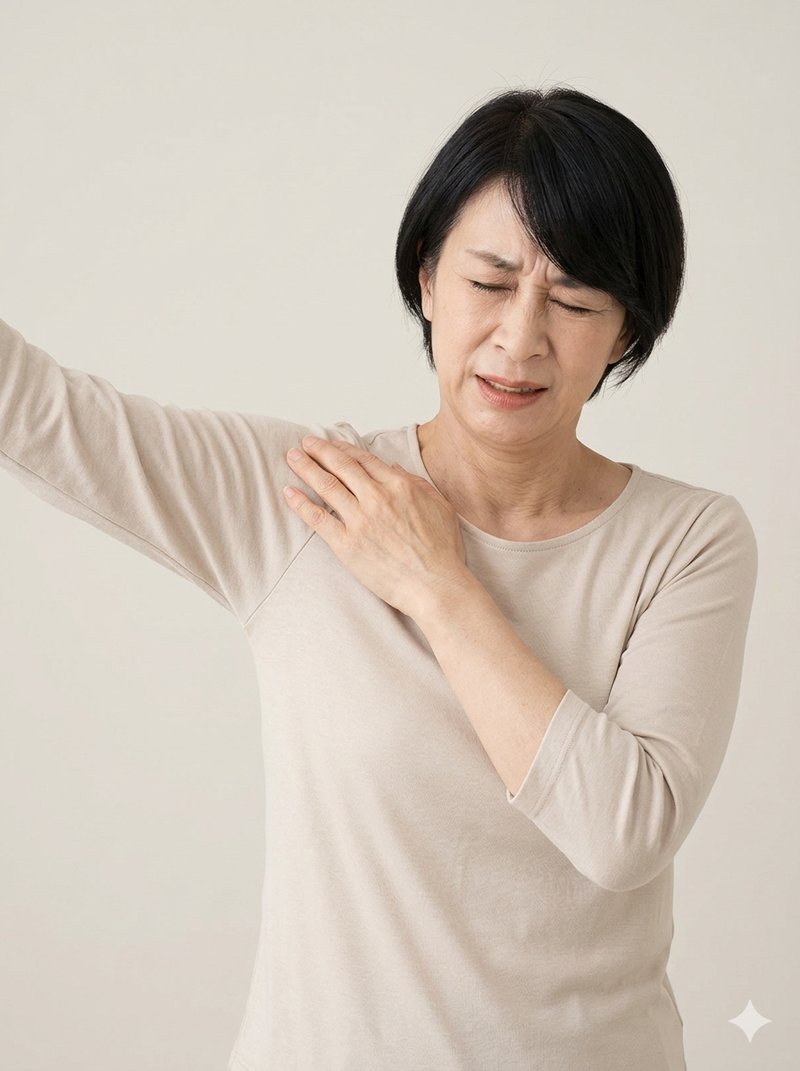 四十肩・五十肩施術イメージ