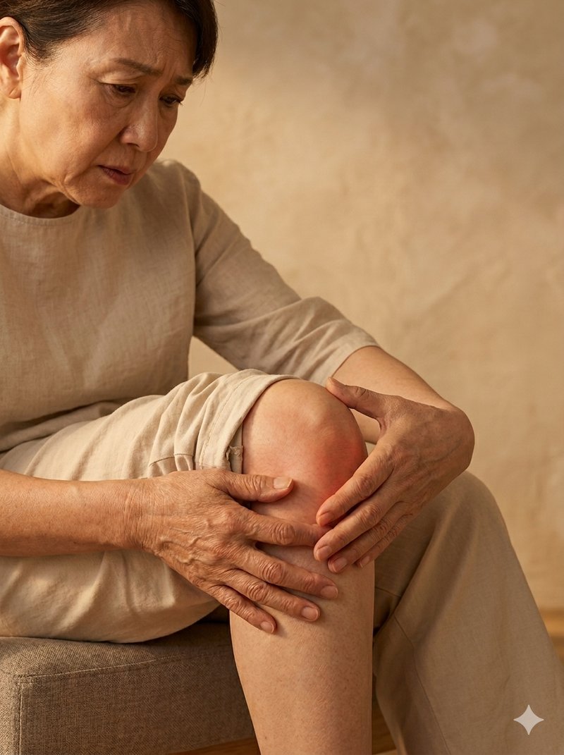 膝の痛み施術イメージ
